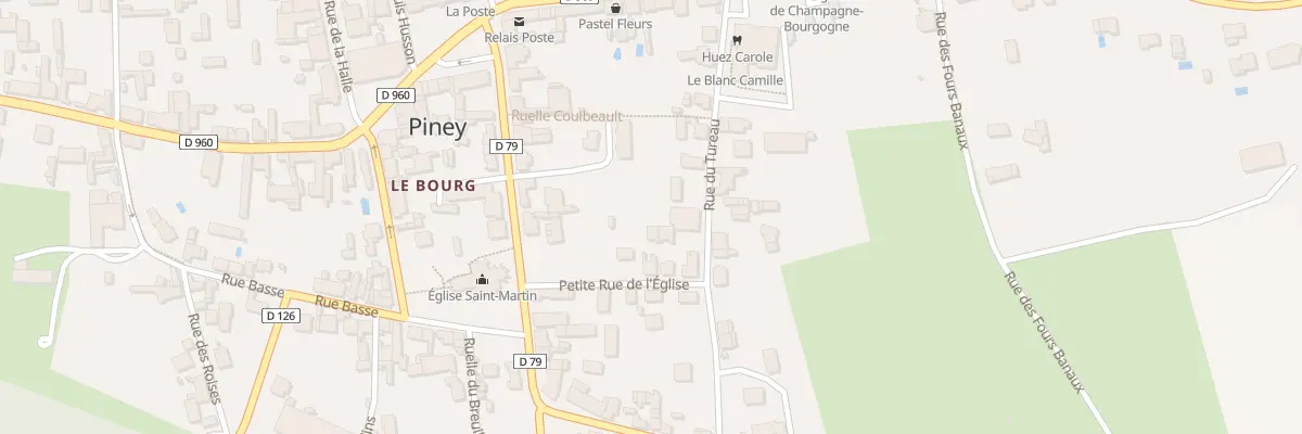Plan du 3 Ptr Petite Rue de l’Eglise à Piney
