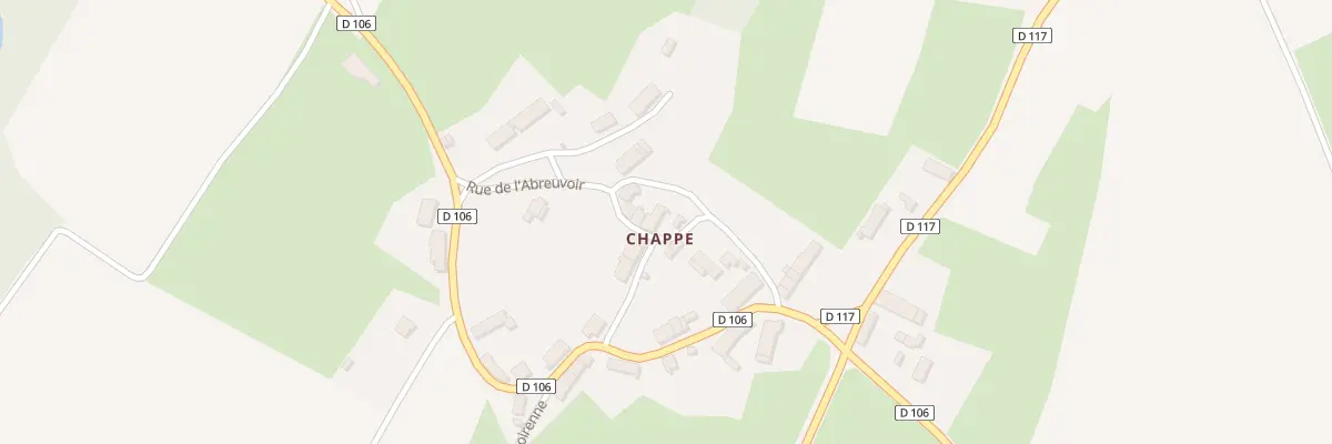 Plan du 5069 Hameau de Chappe à Censerey