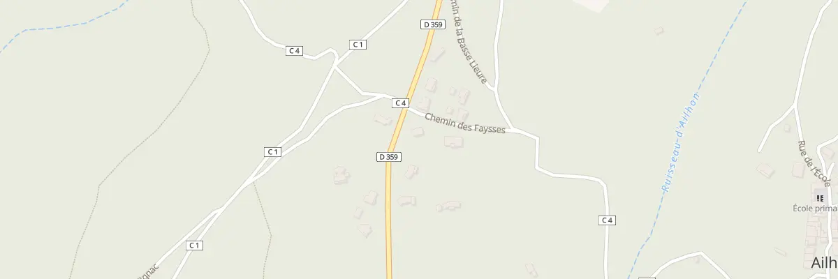 Plan du 5225 Laplanche à Ailhon
