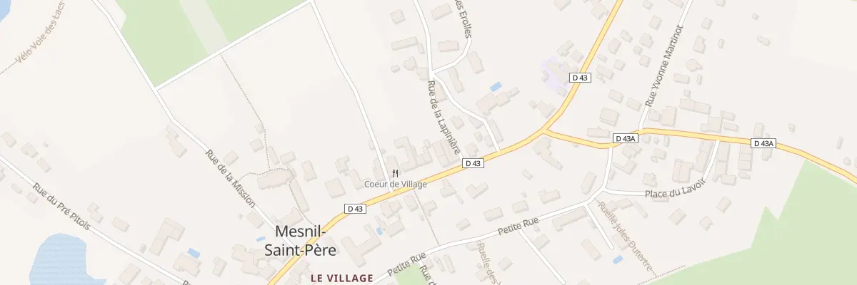 Plan du 25 Rue du 28 Août 1944 à Mesnil-Saint-Père