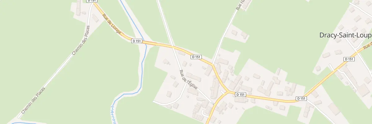 Plan du 1 Rue de l’Eglise à Dracy-Saint-Loup