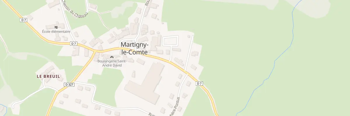 Plan du 227 Rte de Saint Bonnet de Joux à Martigny-le-Comte