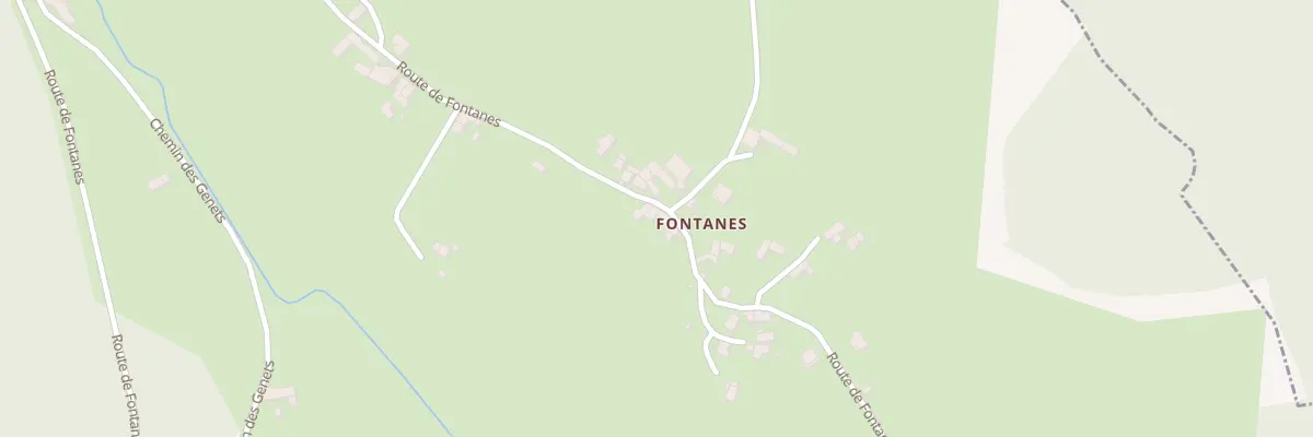 Plan du 1466 Rte de Fontanes à Montchal
