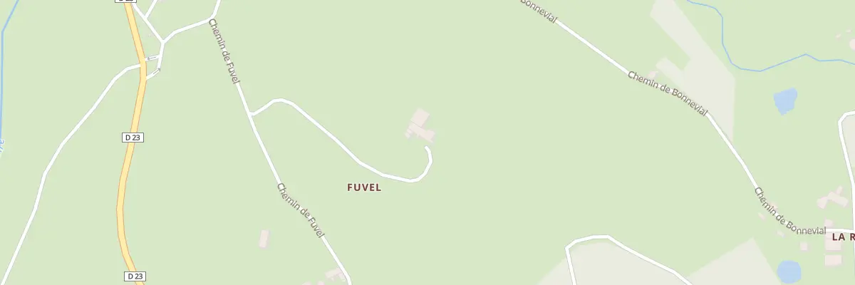 Plan du 1 Che de Fuvel à Saint-Romain-Lachalm