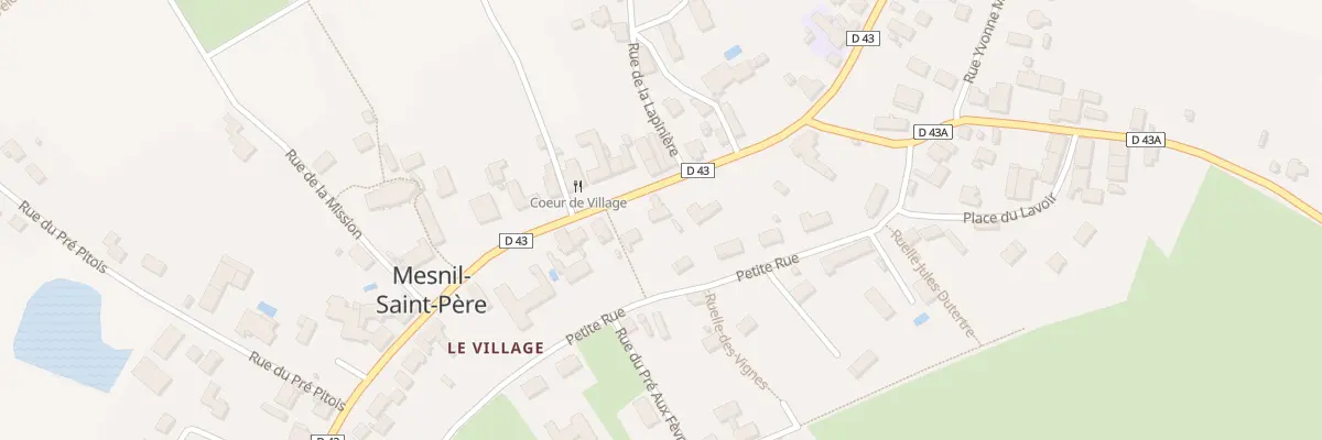 Plan du 28 Rue du 28 Août 1944 à Mesnil-Saint-Père