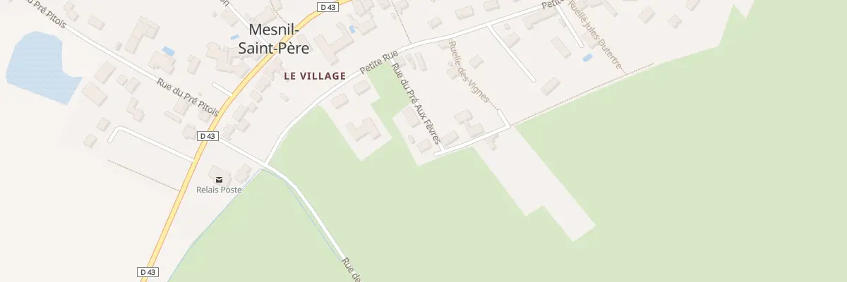 Plan du 4 Rue du Pré aux Fèvres à Mesnil-Saint-Père