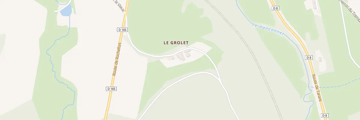 Plan du 220 Che de Grolet à Amplepuis