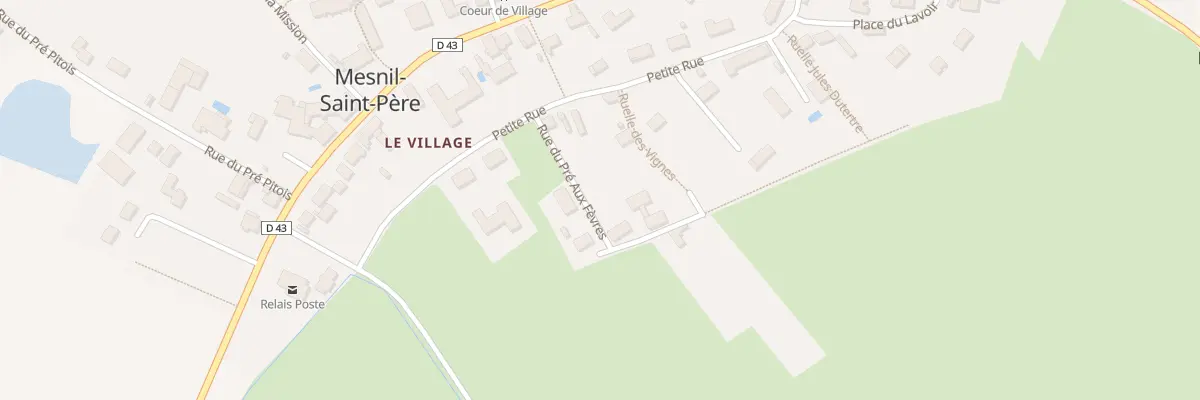 Plan du 7 Rue du Pré aux Fèvres à Mesnil-Saint-Père