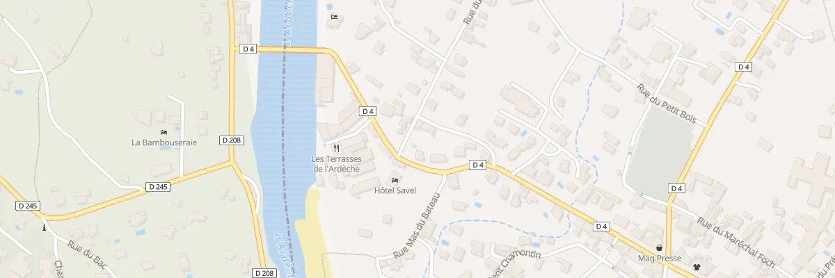 Plan du 4 Rue de Savel à Ruoms