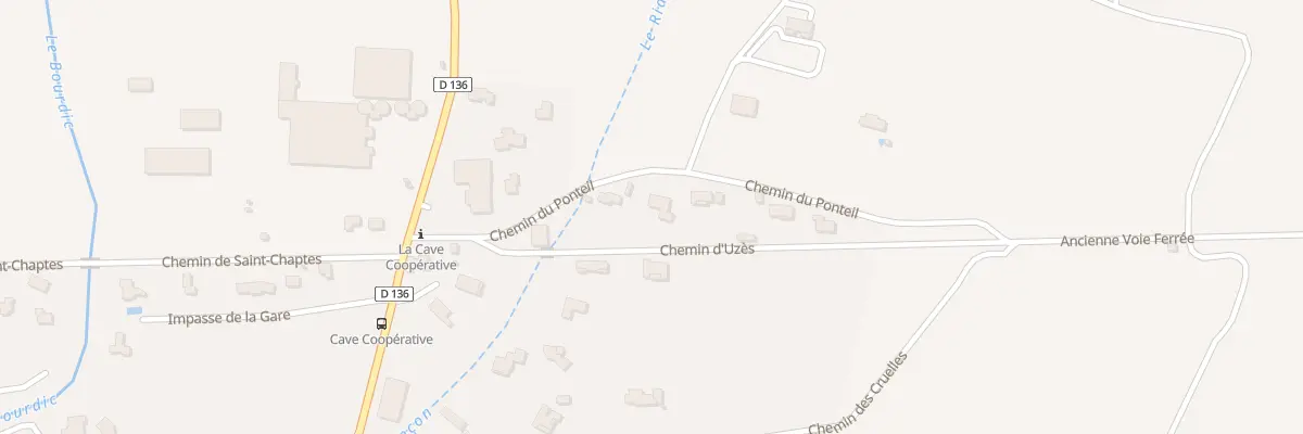 Plan du 5221 Che du Ponteil à Bourdic