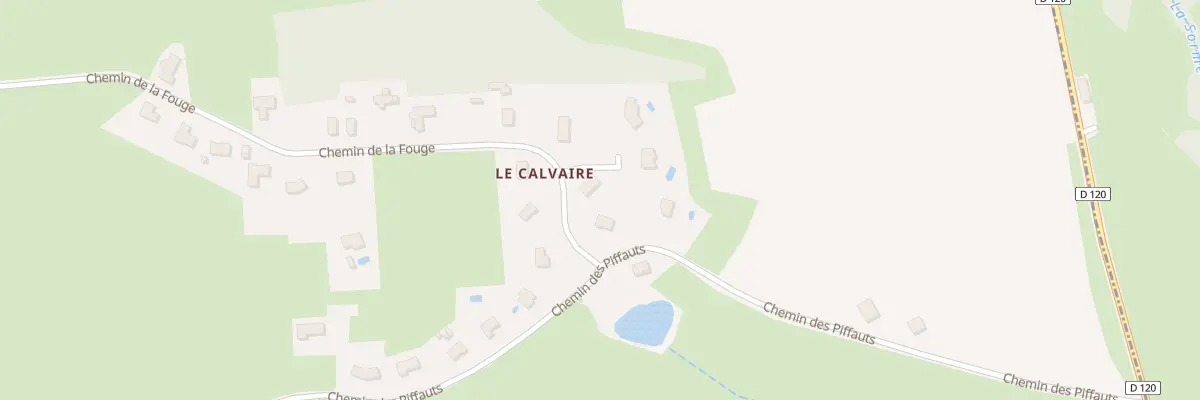 Plan du 5098 Le Calvaire à Charmoy