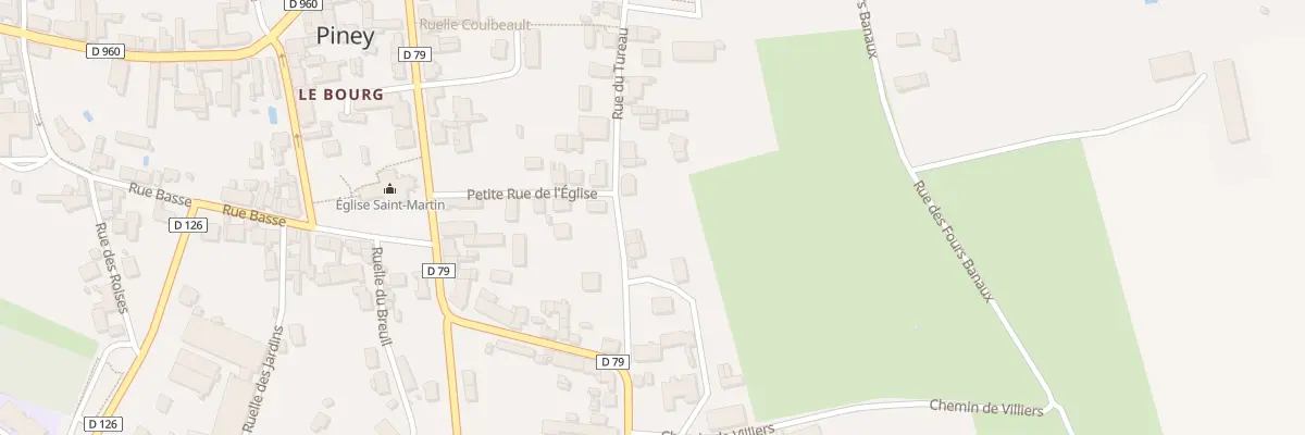 Plan du 9 Rue du Tureau à Piney