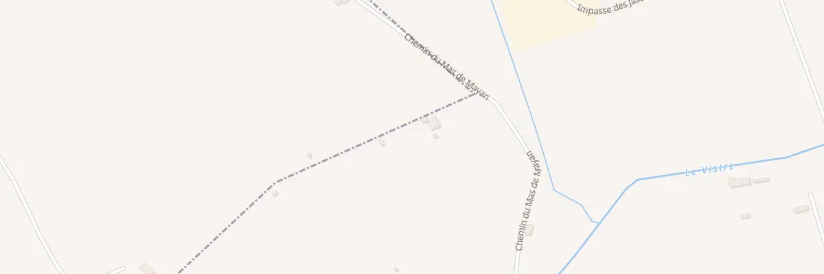 Plan du 2220 Che du Mas de Mayan à Nîmes