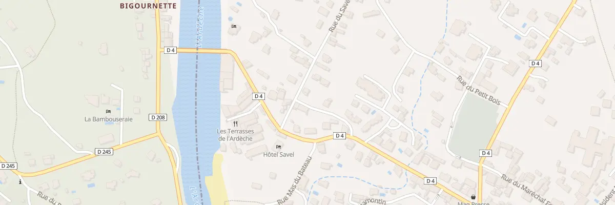 Plan du 8 Rue de Savel à Ruoms