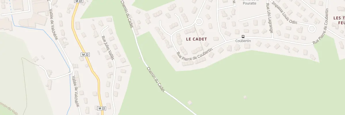 Plan du 61 Rue Pierre de Coubertin au Chambon-Feugerolles