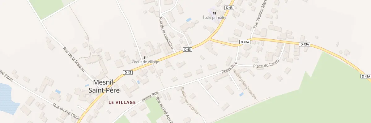 Plan du 30 Rue du 28 Août 1944 à Mesnil-Saint-Père
