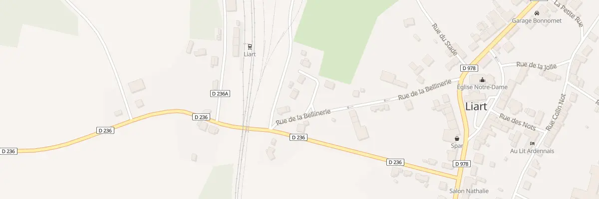 Plan du 9 Rue de la Bellinerie à Liart