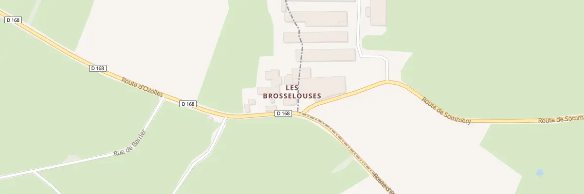 Plan du 5038 Les Brosselouses à Vaudebarrier