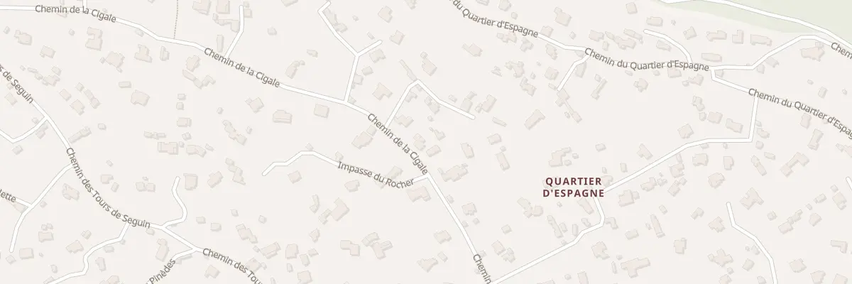 Plan du 862 Che de la Cigale à Nîmes