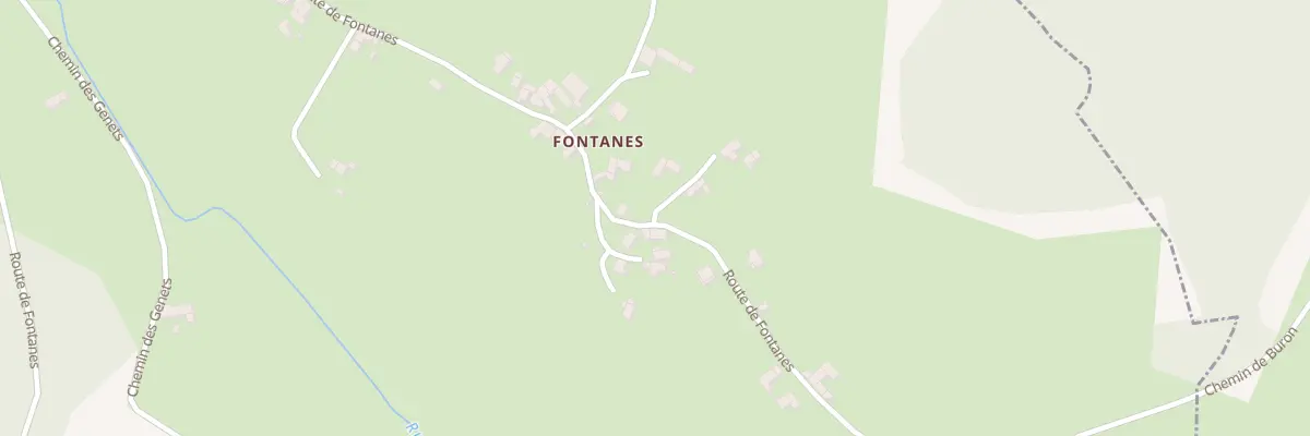 Plan du 1581 Rte de Fontanes à Montchal