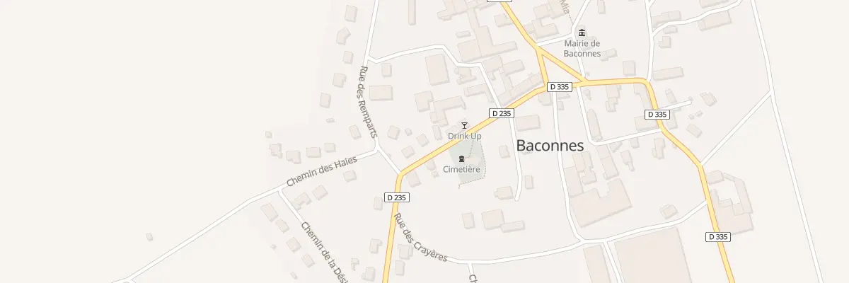 Plan du 10 Rue de l’Eglise à Baconnes