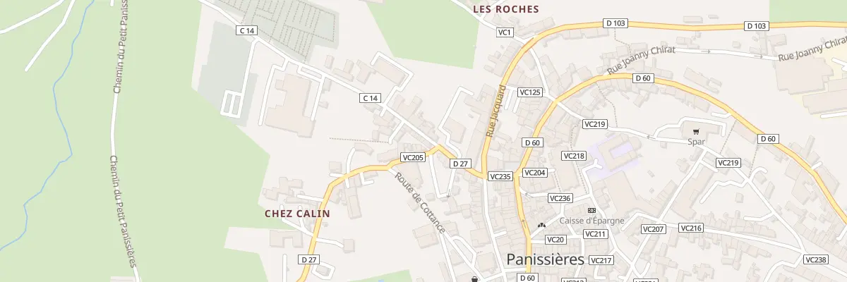Plan du 2B Rue Jean Bonnassieux à Panissières