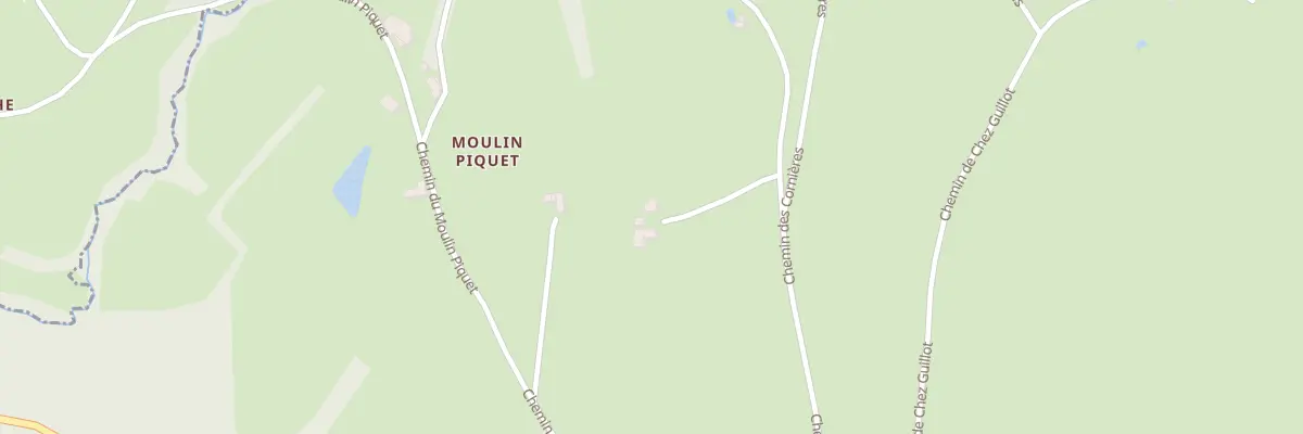 Plan du 295 Che des Cornières à Panissières