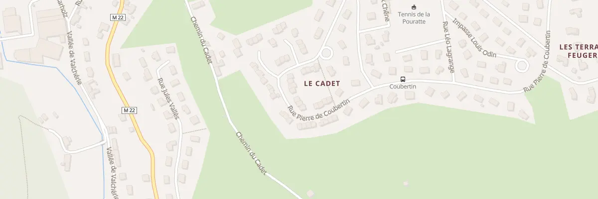 Plan du 70 Rue Pierre de Coubertin au Chambon-Feugerolles