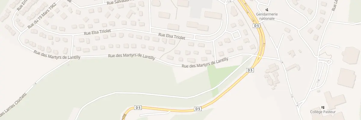 Plan du 16 Rue des Martyrs de Lantilly à Montbard