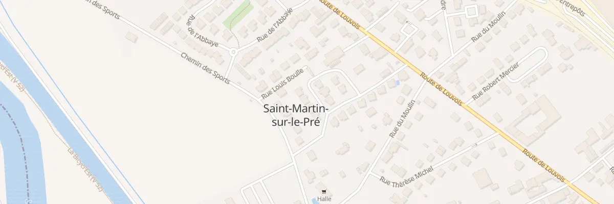 Plan du 20 Rue Jean Mermoz à Saint-Martin-sur-le-Pré