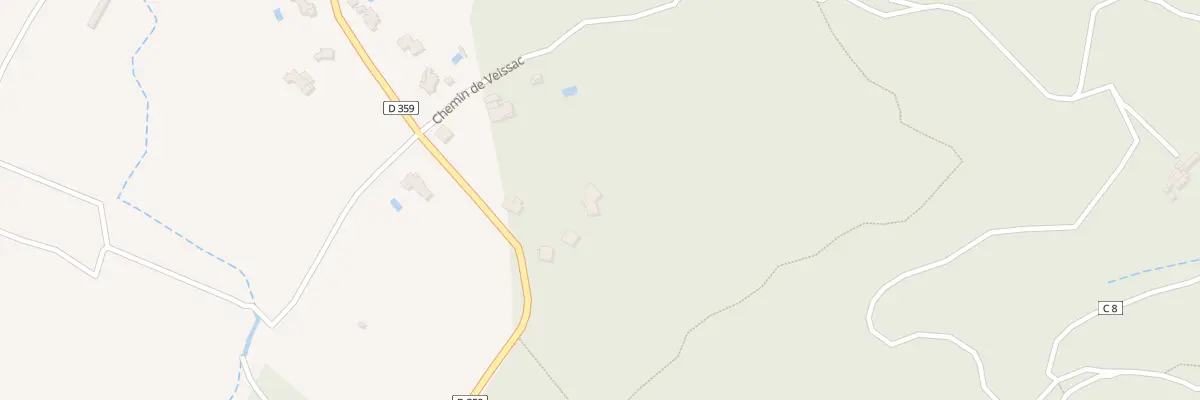 Plan du 5347 Veissac à Ailhon