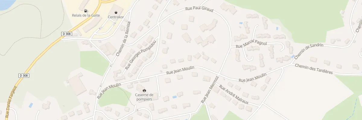 Plan du 19 Rue Jean Moulin à Amplepuis