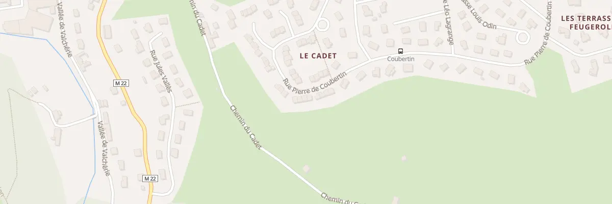 Plan du 51 Rue Pierre de Coubertin au Chambon-Feugerolles