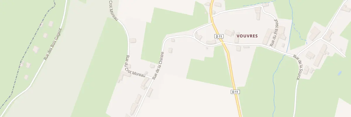 Plan du 3 Rue de la Chintre à Sussey