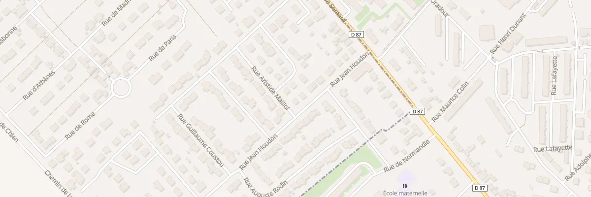 Plan du 20 Rue Jean Houdon à Fagnières