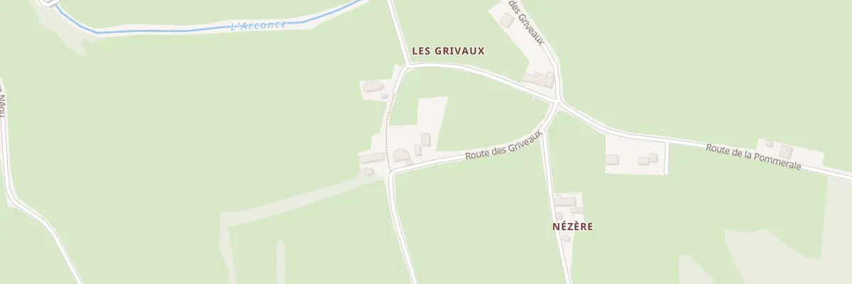 Plan du 5253 Les Grivaux à Viry