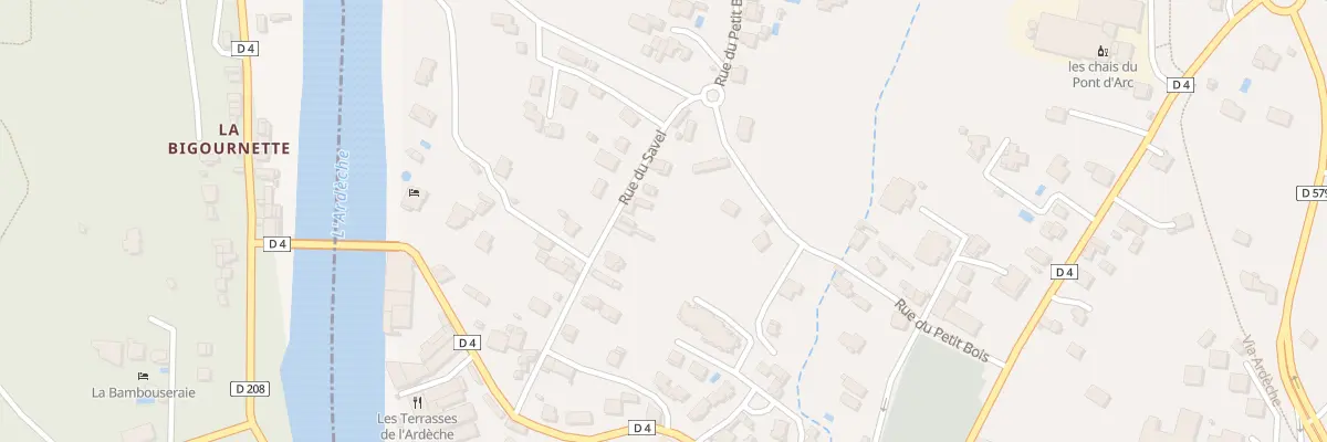 Plan du 20 Rue de Savel à Ruoms