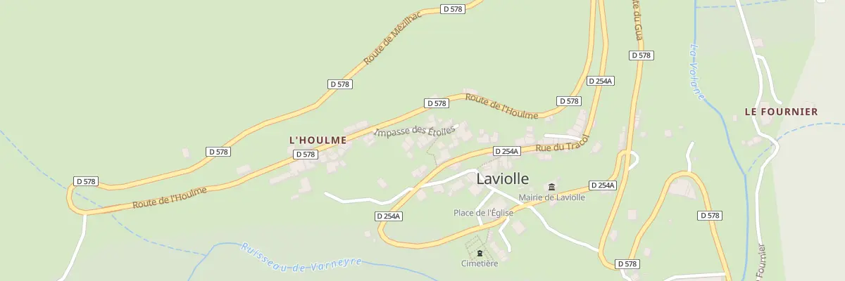 Plan du 6016 Le Village à Laviolle