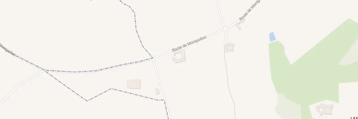 Plan du 1365 Rte de Montpollon à Maringes