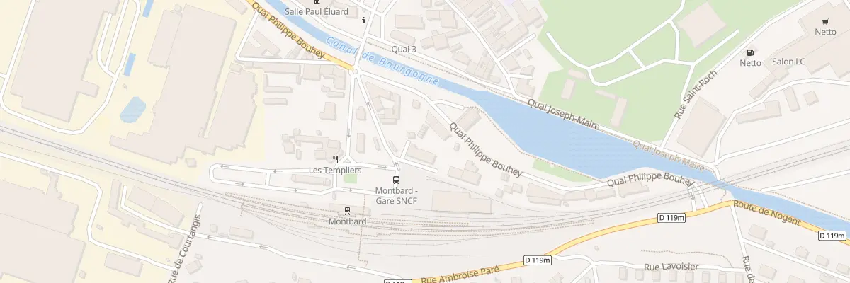 Plan du 3 Rue Pierre Émile Lefol à Montbard