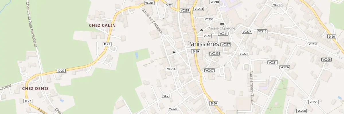 Plan du 7 Rue de l’Industrie à Panissières