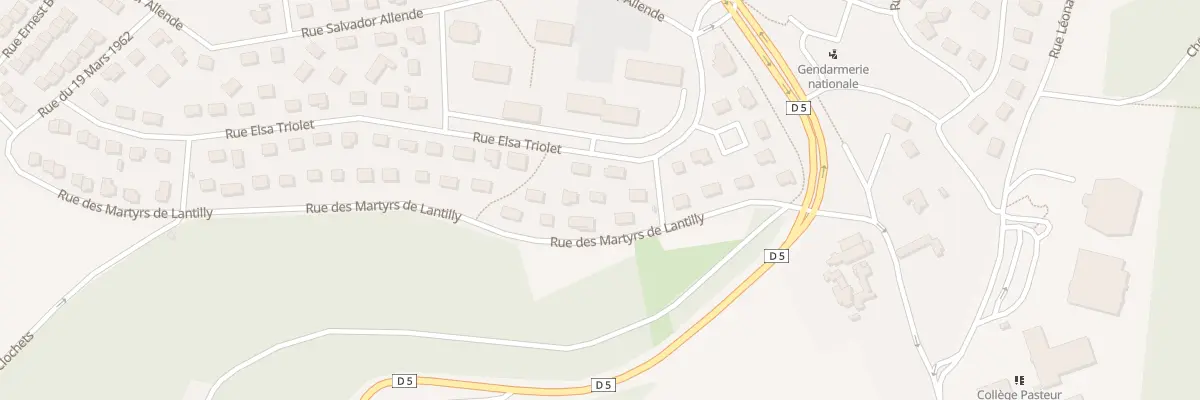Plan du 12 Rue des Martyrs de Lantilly à Montbard