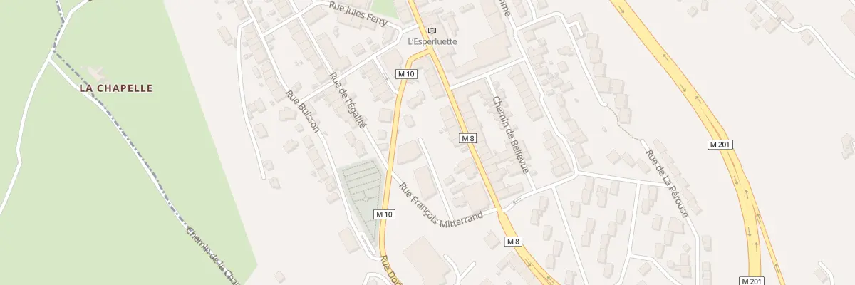 Plan du 6 Rue François Mitterrand à Saint-Genest-Lerpt