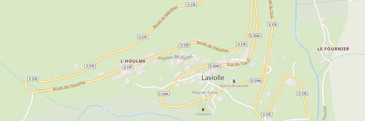 Plan du 5022 Le Village à Laviolle