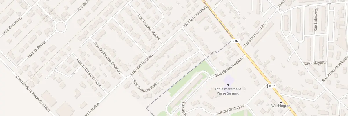Plan du 6 Rue Auguste Rodin à Fagnières