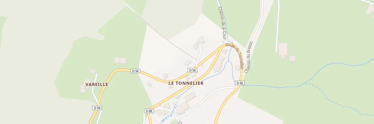 Plan du 116 Rte de Vareille à Thizy-les-Bourgs