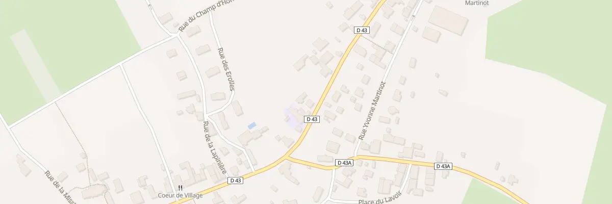 Plan du 43B Rue du 28 Août 1944 à Mesnil-Saint-Père