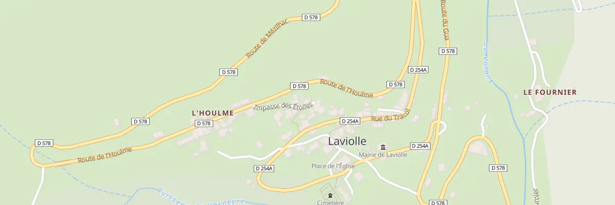 Plan du 5021 Le Village à Laviolle