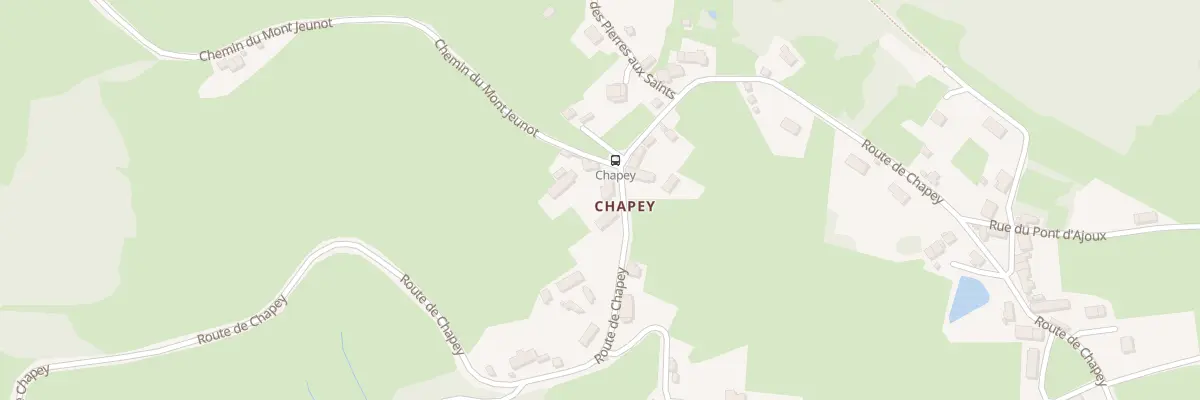 Plan du 11 Rte de Chapey à Broye