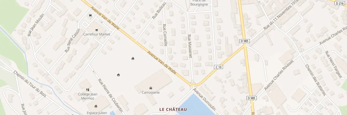 Plan du 13 Rue Corneille à Chauffailles